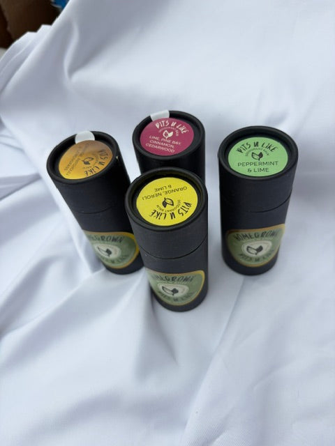 Deo - Lemongrass, Orange & Patchouli essential oils. Our handmade natural deodorant is crafted with Shea Butter and baking soda, providing long-lasting odour protection while being kind to your skin and the planet.