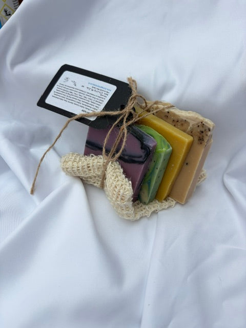 Handmade Natural Soap Ends Bundle | Eco-Friendly Assorted Bars for Zero-Waste Skincare