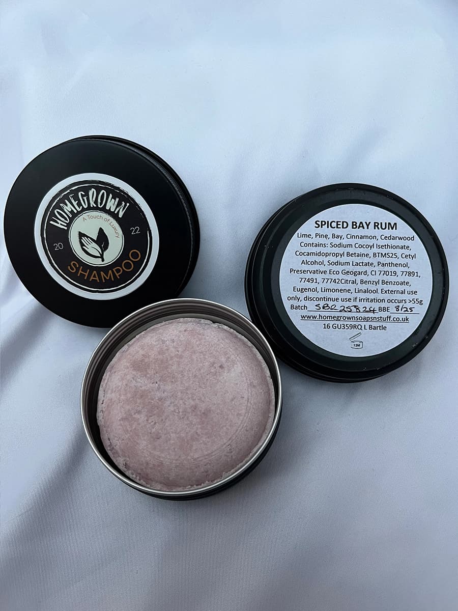 Bay Rum Solid Shampoo Bar