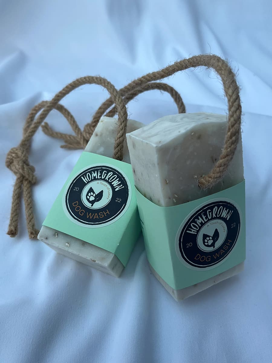 Dog On Rope Wash Soap