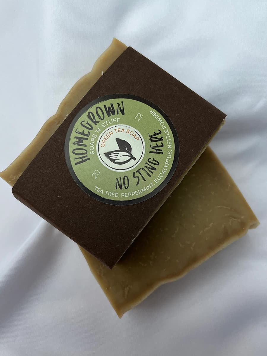 Handmade Natural Soap Infused With Green Tea