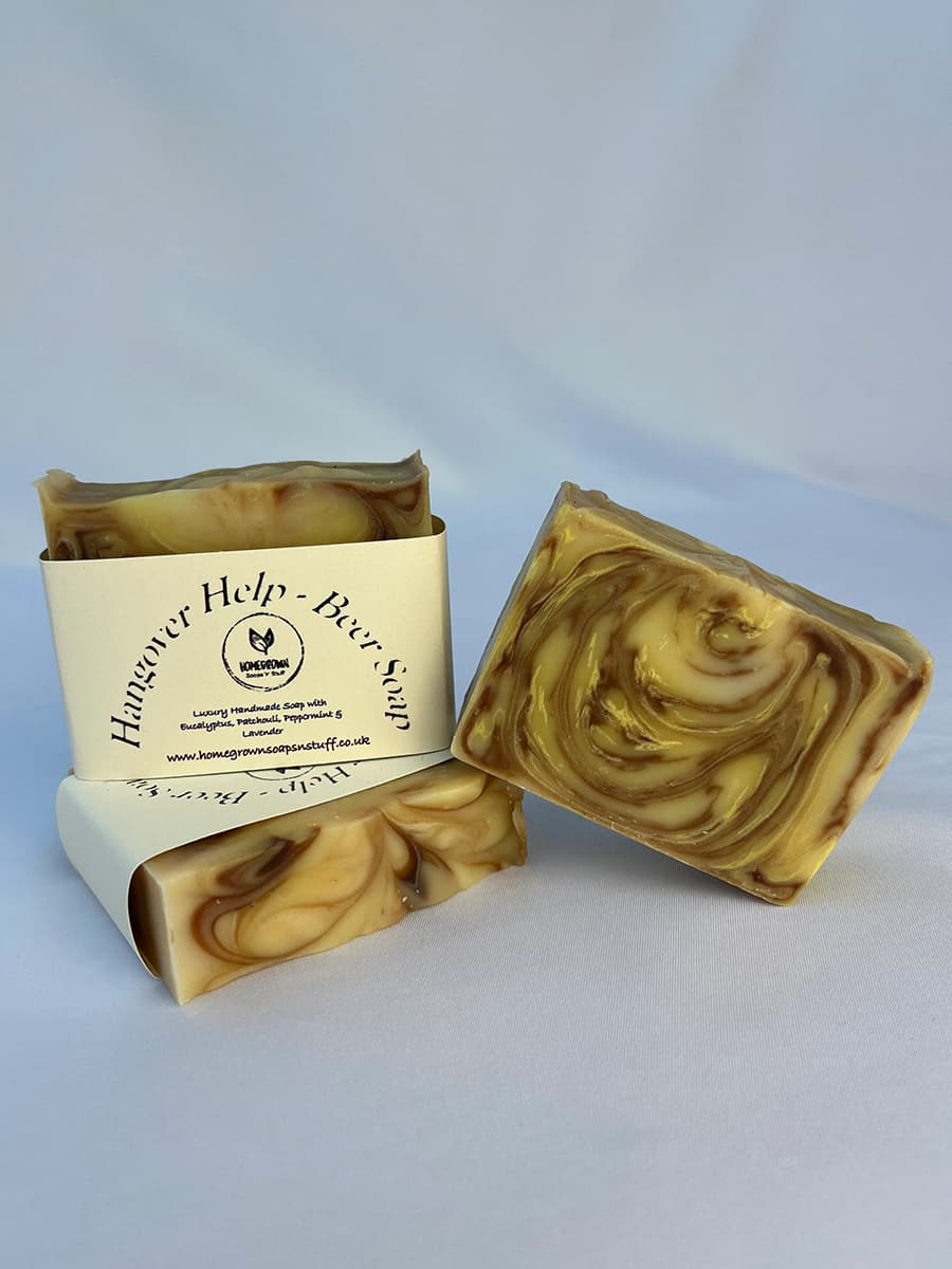 Handmade Soap Infused With Beer